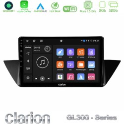 Clarion GL300 Series 4Core Android11 2+32GB BMW Χ1 E84 Navigation Multimedia Tablet 10" Με Carplay & Android Auto Clarion GL300 Series 4Core Android11 2+32GB BMW Χ1 E84 Navigation Multimedia Tablet 10" Με Carplay & Android Auto
