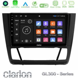 Clarion GL300 Series 4Core Android11 2+32GB BMW 1Series E81/E82/E87/E88 (AUTO A/C) Navigation Multimedia Tablet 9" Με Carplay & Android Auto Clarion GL300 Series 4Core Android11 2+32GB BMW 1Series E81/E82/E87/E88 (AUTO A/C) Navigation Multimedia Tablet 9" Με Carplay & Android Auto