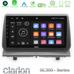 Clarion GL300 Series Dodge Nitro 2007-2011 4Core Android11 2+32GB Navigation Multimedia Tablet 9" Με Carplay & Android Auto