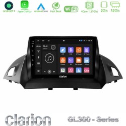 Clarion GL300 Series 4Core Android11 2+32GB Ford C-Max/Kuga Navigation Multimedia Tablet 9" Με Carplay & Android Auto Clarion GL300 Series 4Core Android11 2+32GB Ford C-Max/Kuga Navigation Multimedia Tablet 9" Με Carplay & Android Auto