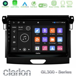 Clarion GL300 Series 4Core Android11 2+32GB Ford Ranger 2017-2022 Navigation Multimedia Tablet 9" Με Carplay & Android Auto Clarion GL300 Series 4Core Android11 2+32GB Ford Ranger 2017-2022 Navigation Multimedia Tablet 9" Με Carplay & Android Auto