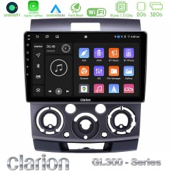 Clarion GL300 Series 4Core Android11 2+32GB Ford Ranger/Mazda BT50 Navigation Multimedia Tablet 9" Με Carplay & Android Auto Clarion GL300 Series 4Core Android11 2+32GB Ford Ranger/Mazda BT50 Navigation Multimedia Tablet 9" Με Carplay & Android Auto