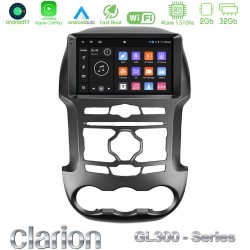 Clarion GL300 Series 4Core Android11 2+32GB Ford Ranger 2012-2016 Navigation Multimedia Tablet 9" Με Carplay & Android Auto Clarion GL300 Series 4Core Android11 2+32GB Ford Ranger 2012-2016 Navigation Multimedia Tablet 9" Με Carplay & Android Auto
