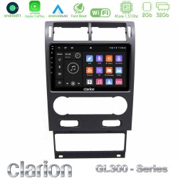 Clarion GL300 Series 4Core Android11 2+32GB Ford Mondeo 2004-2007 Navigation Multimedia Tablet 9" Με Carplay & Android Auto Clarion GL300 Series 4Core Android11 2+32GB Ford Mondeo 2004-2007 Navigation Multimedia Tablet 9" Με Carplay & Android Auto