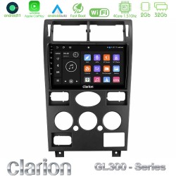 Clarion GL300 Series 4Core Android11 2+32GB Ford Mondeo 2001-2004 Navigation Multimedia Tablet 9" Με Carplay & Android Auto Clarion GL300 Series 4Core Android11 2+32GB Ford Mondeo 2001-2004 Navigation Multimedia Tablet 9" Με Carplay & Android Auto