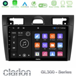 Clarion GL300 Series 4Core Android11 2+32GB Ford Fiesta/Fusion Navigation Multimedia Tablet 9" Με Carplay & Android Auto Clarion GL300 Series 4Core Android11 2+32GB Ford Fiesta/Fusion Navigation Multimedia Tablet 9" Με Carplay & Android Auto