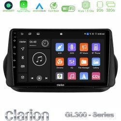Clarion GL300 Series 4Core Android11 2+32GB Fiat Fiorino/Citroen Nemo/Peugeot Bipper Navigation Multimedia Tablet 10" Με Carplay & Android Auto Clarion GL300 Series 4Core Android11 2+32GB Fiat Fiorino/Citroen Nemo/Peugeot Bipper Navigation Multimedia Tablet 10" Με Carplay & Android Auto