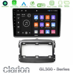 Clarion GL300 Series 4Core Android11 2+32GB Fiat 500L Navigation Multimedia Tablet 10" Με Carplay & Android Auto Clarion GL300 Series 4Core Android11 2+32GB Fiat 500L Navigation Multimedia Tablet 10" Με Carplay & Android Auto