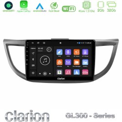 Clarion GL300 Series 4Core Android11 2+32GB Honda CRV 2012-2017 Navigation Multimedia Tablet 9" Με Carplay & Android Auto