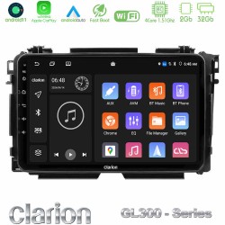 Clarion GL300 Series 4Core Android11 2+32GB Honda HR-V Navigation Multimedia Tablet 9" Με Carplay & Android Auto