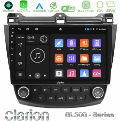Clarion GL300 Series 4Core Android11 2+32GB Honda Accord 2002-2008 Navigation Multimedia Tablet 10" Με Carplay & Android Auto Clarion GL300 Series 4Core Android11 2+32GB Honda Accord 2002-2008 Navigation Multimedia Tablet 10" Με Carplay & Android Auto