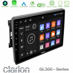 Clarion GL300 Series 4Core Android11 2+32GB Chrysler / Dodge / Jeep Navigation Multimedia Tablet 10" Με Carplay & Android Auto Clarion GL300 Series 4Core Android11 2+32GB Chrysler / Dodge / Jeep Navigation Multimedia Tablet 10" Με Carplay & Android Auto