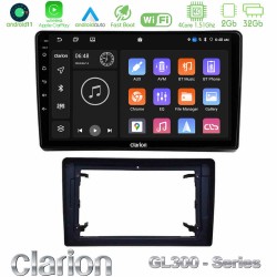 Clarion GL300 Series 4Core Android11 2+32GB Chrysler / Dodge / Jeep Navigation Multimedia Tablet 10" Με Carplay & Android Auto Clarion GL300 Series 4Core Android11 2+32GB Chrysler / Dodge / Jeep Navigation Multimedia Tablet 10" Με Carplay & Android Auto