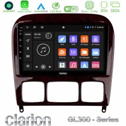Clarion GL300 Series 4Core Android11 2+32GB Mercedes S Class 1999-2004 (W220) Navigation Multimedia Tablet 9" Με Carplay & Android Auto Clarion GL300 Series 4Core Android11 2+32GB Mercedes S Class 1999-2004 (W220) Navigation Multimedia Tablet 9" Με Carplay & Android Auto