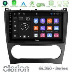 Clarion GL300 Series 4Core Android11 2+32GB Mercedes W203 Facelift Navigation Multimedia Tablet 9" Με Carplay & Android Auto Clarion GL300 Series 4Core Android11 2+32GB Mercedes W203 Facelift Navigation Multimedia Tablet 9" Με Carplay & Android Auto