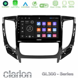 Clarion GL300 Series 4Core Android11 2+32GB Mitsubishi L200 2016-> & Fiat Fullback (Auto A/C) Navigation Multimedia Tablet 9" Με Carplay & Android Auto Clarion GL300 Series 4Core Android11 2+32GB Mitsubishi L200 2016-> & Fiat Fullback (Auto A/C) Navigation Multimedia Tablet 9" Με Carplay & Android Auto