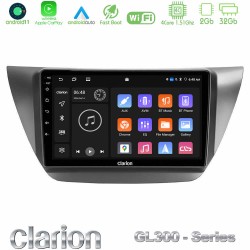 Clarion GL300 Series 4Core Android11 2+32GB Mitsubishi Lancer 2004 – 2008 Navigation Multimedia Tablet 9" Με Carplay & Android Auto Clarion GL300 Series 4Core Android11 2+32GB Mitsubishi Lancer 2004 – 2008 Navigation Multimedia Tablet 9" Με Carplay & Android Auto