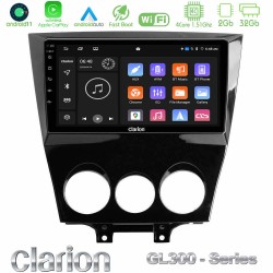 Clarion GL300 Series 4Core Android11 2+32GB Mazda RX8 2008-2012 Navigation Multimedia Tablet 9" Με Carplay & Android Auto Clarion GL300 Series 4Core Android11 2+32GB Mazda RX8 2008-2012 Navigation Multimedia Tablet 9" Με Carplay & Android Auto