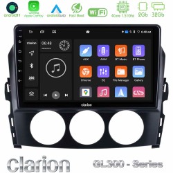 Clarion GL300 Series 4Core Android11 2+32GB Mazda MX-5 2006-2008 Navigation Multimedia Tablet 9" Με Carplay & Android Auto Clarion GL300 Series 4Core Android11 2+32GB Mazda MX-5 2006-2008 Navigation Multimedia Tablet 9" Με Carplay & Android Auto