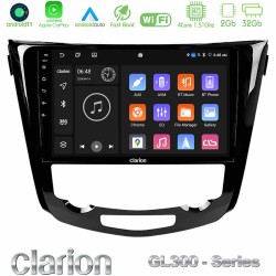 Clarion GL300 Series 4Core Android11 2+32GB Nissan Qashqai J11 (AUTO A/C) Navigation Multimedia Tablet 10" Με Carplay & Android Auto Clarion GL300 Series 4Core Android11 2+32GB Nissan Qashqai J11 (AUTO A/C) Navigation Multimedia Tablet 10" Με Carplay & Android Auto