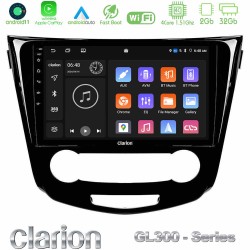 Clarion GL300 Series 4Core Android11 2+32GB Nissan Qashqai J11 (Manual A/C) Navigation Multimedia Tablet 10" Με Carplay & Android Auto Clarion GL300 Series 4Core Android11 2+32GB Nissan Qashqai J11 (Manual A/C) Navigation Multimedia Tablet 10" Με Carplay & Android Auto