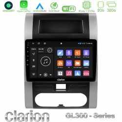 Clarion GL300 Series 4Core Android11 2+32GB Nissan X-Trail T31 Navigation Multimedia Tablet 10" Με Carplay & Android Auto Clarion GL300 Series 4Core Android11 2+32GB Nissan X-Trail T31 Navigation Multimedia Tablet 10" Με Carplay & Android Auto