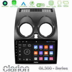 Clarion GL300 Series 4Core Android11 2+32GB Nissan Qashqai J10 Navigation Multimedia Tablet 9" Με Carplay & Android Auto Clarion GL300 Series 4Core Android11 2+32GB Nissan Qashqai J10 Navigation Multimedia Tablet 9" Με Carplay & Android Auto