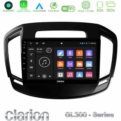 Clarion GL300 Series 4Core Android11 2+32GB Opel Insignia 2014-2017 Navigation Multimedia Tablet 9" Με Carplay & Android Auto Clarion GL300 Series 4Core Android11 2+32GB Opel Insignia 2014-2017 Navigation Multimedia Tablet 9" Με Carplay & Android Auto