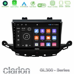 Clarion GL300 Series 4Core Android11 2+32GB Opel Astra K 2015-2019 Navigation Multimedia Tablet 9" Με Carplay & Android Auto Clarion GL300 Series 4Core Android11 2+32GB Opel Astra K 2015-2019 Navigation Multimedia Tablet 9" Με Carplay & Android Auto