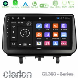 Clarion GL300 Series Opel Meriva B 2010-2017 4Core Android11 2+32GB Navigation Multimedia Tablet 9" Με Carplay & Android Auto