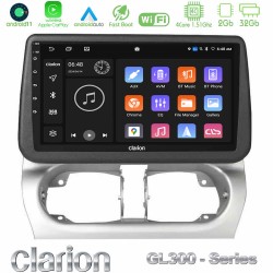 Clarion GL300 Series Opel Corsa C/Combo C 4Core Android11 2+32GB Navigation Multimedia Tablet 9" Με Carplay & Android Auto