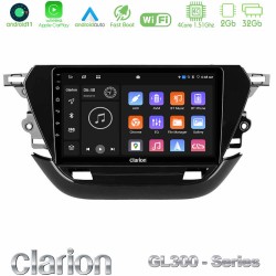 Clarion GL300 Series 4Core Android11 2+32GB Opel Corsa F 2019-2023 Navigation Multimedia Tablet 9" Με Carplay & Android Auto Clarion GL300 Series 4Core Android11 2+32GB Opel Corsa F 2019-2023 Navigation Multimedia Tablet 9" Με Carplay & Android Auto