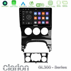 Clarion GL300 Series 4Core Android11 2+32GB Peugeot 3008 AUTO A/C Navigation Multimedia Tablet 9" Με Carplay & Android Auto Clarion GL300 Series 4Core Android11 2+32GB Peugeot 3008 AUTO A/C Navigation Multimedia Tablet 9" Με Carplay & Android Auto