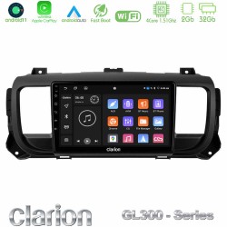 Clarion GL300 Series 4Core Android11 2+32GB Citroen/Peugeot/Opel/Toyota Navigation Multimedia Tablet 9" Με Carplay & Android Auto Clarion GL300 Series 4Core Android11 2+32GB Citroen/Peugeot/Opel/Toyota Navigation Multimedia Tablet 9" Με Carplay & Android Auto