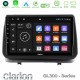 Clarion GL300 Series 4Core Android11 2+32GB Renault Clio 2005-2012 Navigation Multimedia Tablet 9" Με Carplay & Android Auto