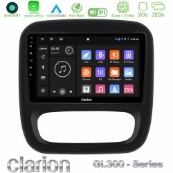 Clarion GL300 Series 4Core Android11 2+32GB Renault/Nissan/Opel/Fiat Navigation Multimedia Tablet 9" Με Carplay & Android Auto Clarion GL300 Series 4Core Android11 2+32GB Renault/Nissan/Opel/Fiat Navigation Multimedia Tablet 9" Με Carplay & Android Auto