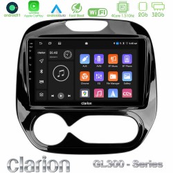 Clarion GL300 Series 4Core Android11 2+32GB Renault Captur 2013-2019 Navigation Multimedia Tablet 9" Με Carplay & Android Auto Clarion GL300 Series 4Core Android11 2+32GB Renault Captur 2013-2019 Navigation Multimedia Tablet 9" Με Carplay & Android Auto