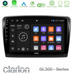 Clarion GL300 Series 4Core Android11 2+32GB Skoda Superb 2008-2015 Navigation Multimedia Tablet 10" Με Carplay & Android Auto Clarion GL300 Series 4Core Android11 2+32GB Skoda Superb 2008-2015 Navigation Multimedia Tablet 10" Με Carplay & Android Auto