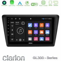 Clarion GL300 Series 4Core Android11 2+32GB Skoda Rapid 2013-2017 Navigation Multimedia Tablet 9" Με Carplay & Android Auto Clarion GL300 Series 4Core Android11 2+32GB Skoda Rapid 2013-2017 Navigation Multimedia Tablet 9" Με Carplay & Android Auto