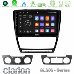 Clarion GL300 Series 4Core Android11 2+32GB Skoda Octavia 5 Navigation Multimedia Tablet 10" Με Carplay & Android Auto Clarion GL300 Series 4Core Android11 2+32GB Skoda Octavia 5 Navigation Multimedia Tablet 10" Με Carplay & Android Auto