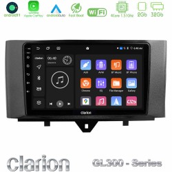 Clarion GL300 Series 4Core Android11 2+32GB Smart 451 Facelift Navigation Multimedia Tablet 9" Με Carplay & Android Auto Clarion GL300 Series 4Core Android11 2+32GB Smart 451 Facelift Navigation Multimedia Tablet 9" Με Carplay & Android Auto