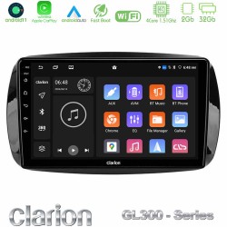 Clarion GL300 Series 4Core Android11 2+32GB Smart 453 Navigation Multimedia Tablet 9" Με Carplay & Android Auto Clarion GL300 Series 4Core Android11 2+32GB Smart 453 Navigation Multimedia Tablet 9" Με Carplay & Android Auto