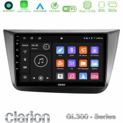 Clarion GL300 Series 4Core Android11 2+32GB Seat Altea 2004-2015 Navigation Multimedia Tablet 9" Με Carplay & Android Auto Clarion GL300 Series 4Core Android11 2+32GB Seat Altea 2004-2015 Navigation Multimedia Tablet 9" Με Carplay & Android Auto