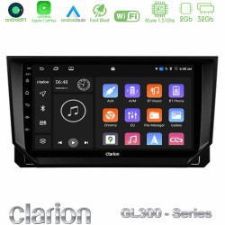 Clarion GL300 Series 4Core Android11 2+32GB Seat Arona/Ibiza Navigation Multimedia Tablet 9" Με Carplay & Android Auto Clarion GL300 Series 4Core Android11 2+32GB Seat Arona/Ibiza Navigation Multimedia Tablet 9" Με Carplay & Android Auto