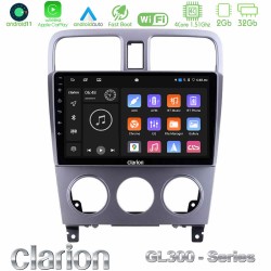 Clarion GL300 Series 4Core Android11 2+32GB Subaru Forester 2003-2007 Navigation Multimedia Tablet 9" Με Carplay & Android Auto