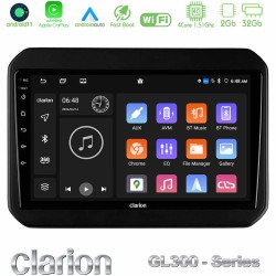 Clarion GL300 Series 4Core Android11 2+32GB Suzuki Ignis Navigation Multimedia Tablet 9" Με Carplay & Android Auto Clarion GL300 Series 4Core Android11 2+32GB Suzuki Ignis Navigation Multimedia Tablet 9" Με Carplay & Android Auto