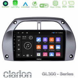 Clarion GL300 Series 4Core Android11 2+32GB Toyota RAV4 2001 - 2006 Navigation Multimedia Tablet 9" Με Carplay & Android Auto Clarion GL300 Series 4Core Android11 2+32GB Toyota RAV4 2001 - 2006 Navigation Multimedia Tablet 9" Με Carplay & Android Auto