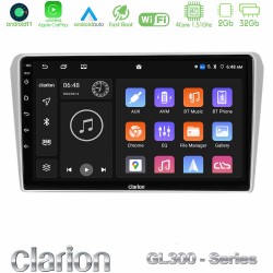 Clarion GL300 Series 4Core Android11 2+32GB Toyota Avensis T25 02/2003–2008 Navigation Multimedia Tablet 9" Με Carplay & Android Auto