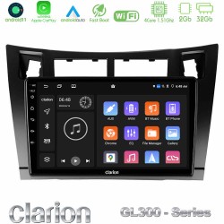 Clarion GL300 Series 4Core Android11 2+32GB Toyota Yaris Navigation Multimedia Tablet 9" (Μαύρο Χρώμα) Με Carplay & Android Auto Clarion GL300 Series 4Core Android11 2+32GB Toyota Yaris Navigation Multimedia Tablet 9" (Μαύρο Χρώμα) Με Carplay & Android Auto