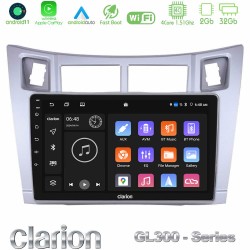 Clarion GL300 Series 4Core Android11 2+32GB Toyota Yaris Navigation Multimedia Tablet 9" (Ασημί Χρώμα) Με Carplay & Android Auto Clarion GL300 Series 4Core Android11 2+32GB Toyota Yaris Navigation Multimedia Tablet 9" (Ασημί Χρώμα) Με Carplay & Android Auto
